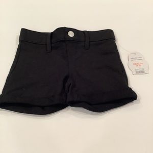 NWT soft black shorts XS 4-5